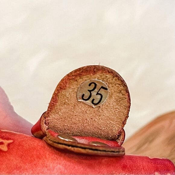 🍋 Max Maros • Women’s Leather & Cork Sandals Size EU 35 - Picture 7 of 10